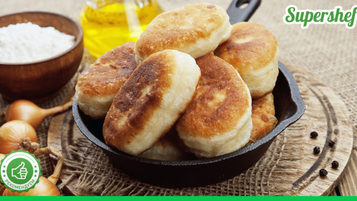 Рецепт жареных пирожков с мясом