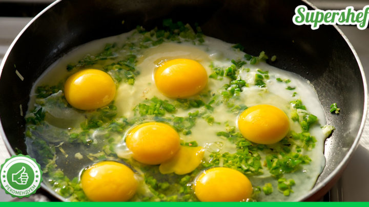 Рецепты вкусной жареной яичницы