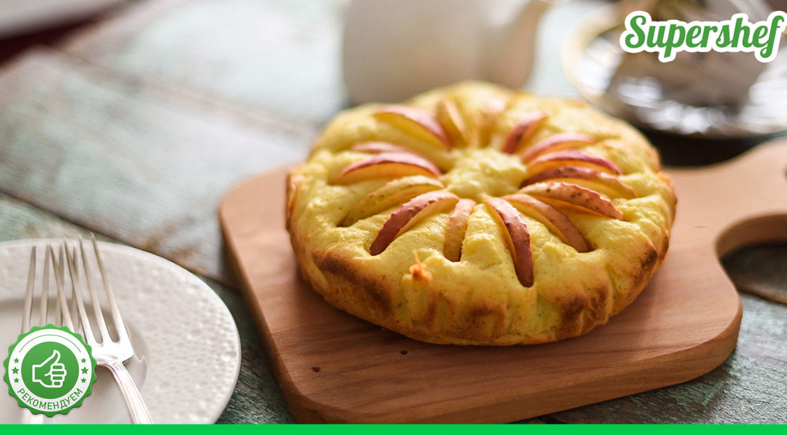 Рецепт итальянского деревенского пирога с яблоками