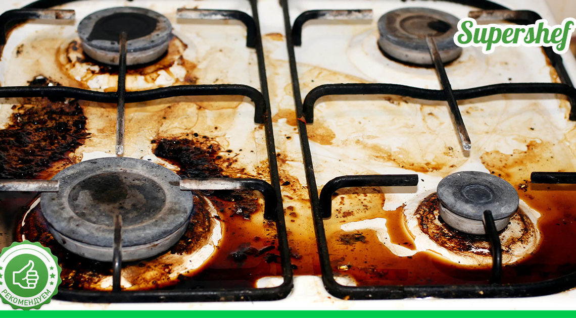 Мой личный способ отмывания кухонной плиты от жира – работает быстро и результативно