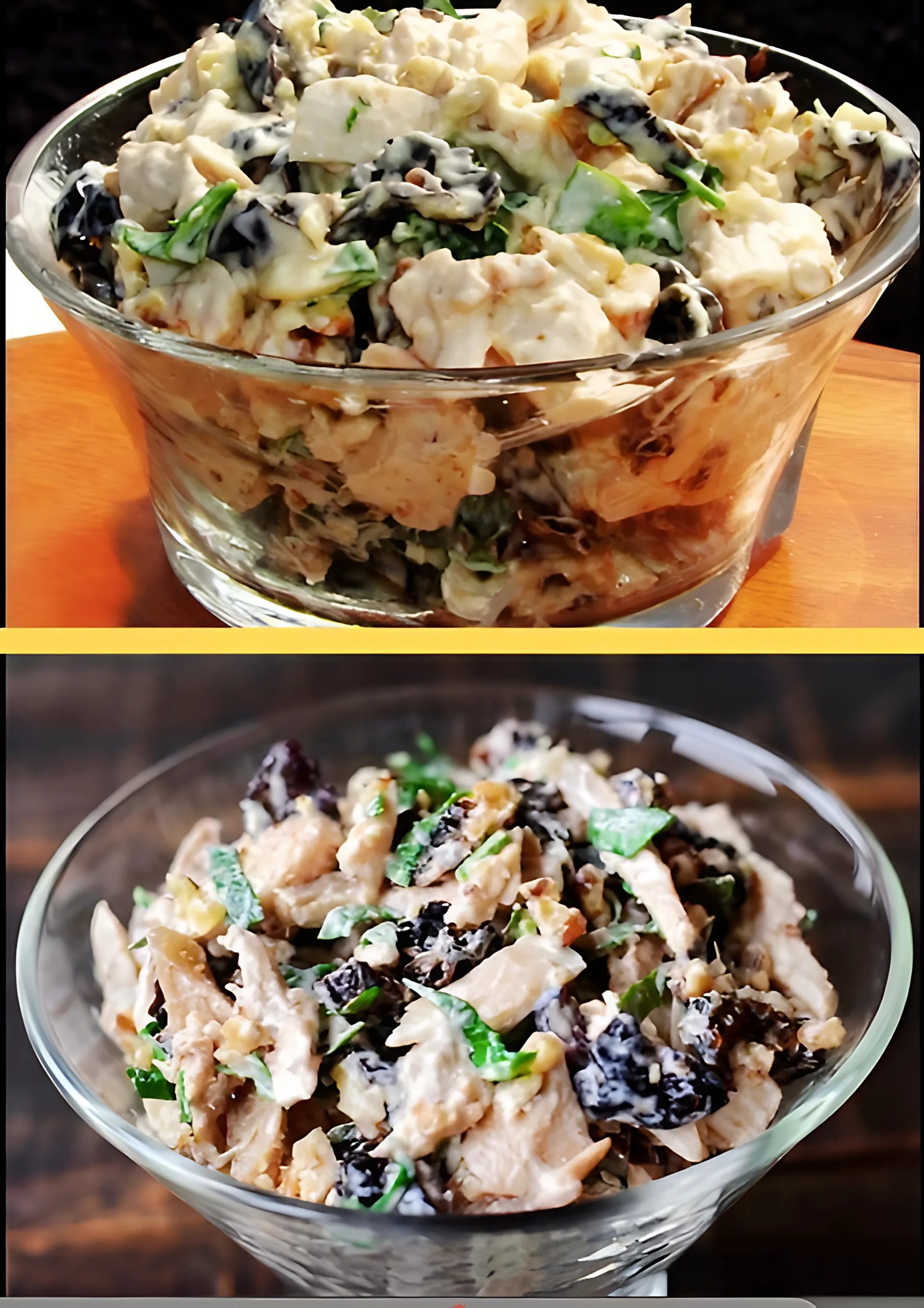 Салат куриный с черносливом 