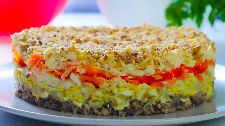 Нежный и очень вкусный салат «Полтавский». Пальчики oближитe