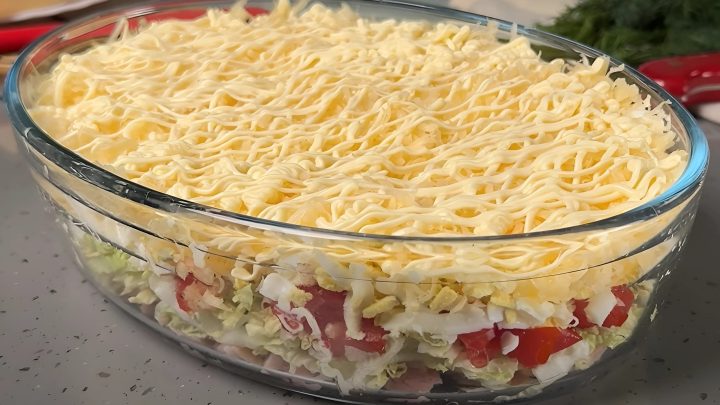 Оригинальный салат для праздничного стола
