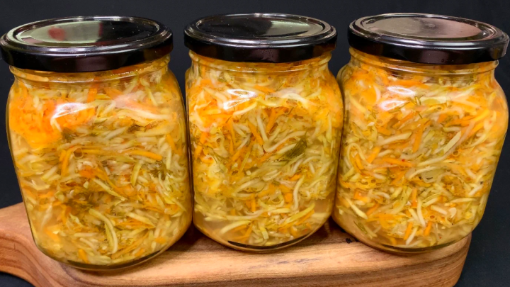 Кабачки «по-корейски» с морковью на зиму: простой, удачный и очень вкусный салат, закручиваю его побольше