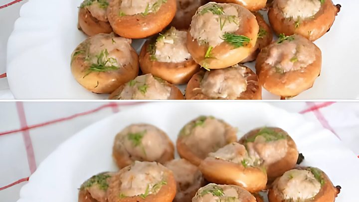 Сушки с мясной начинкой — удобный вариант закуски на скорую руку