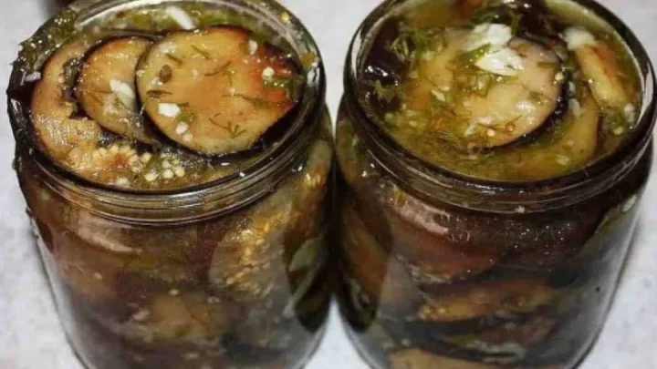 Баклажаны с чесноком на зиму