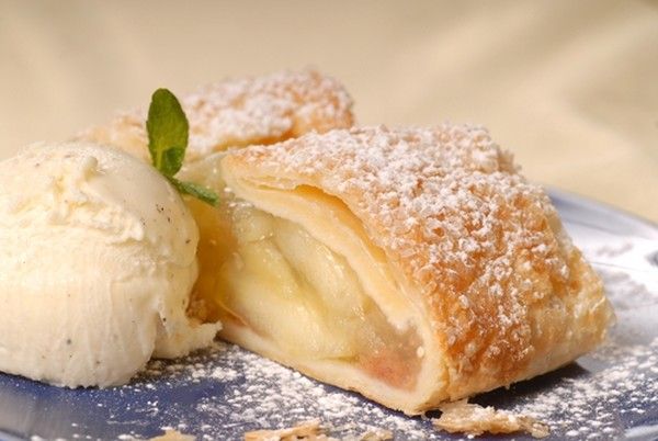 Сметанные рулетики с яблоками – райское блаженство