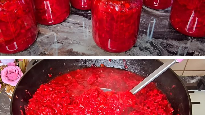 Борщевая смесь “Минутка” для зимы — открыл банку и можно варить