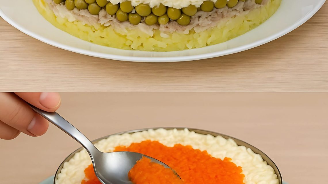 Вкусный праздничный салат покорит ваши сердца Вкусный праздничный салат покорит ваши сердца