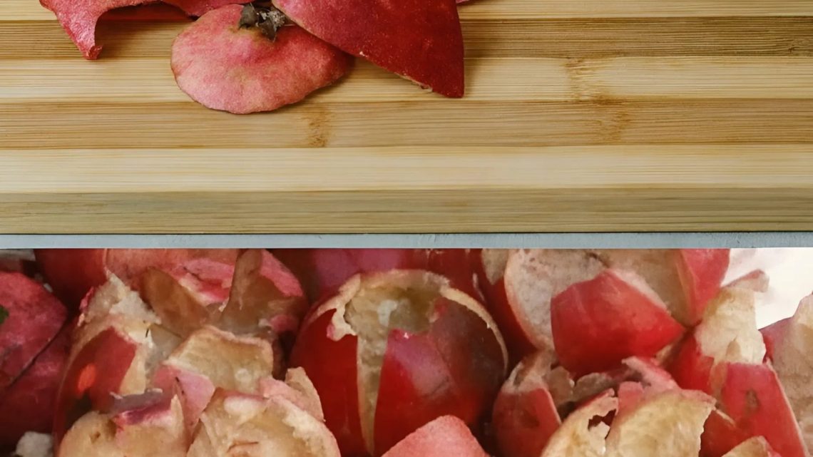 Не выбрасывайте гранатовые корки, это ценный продукт