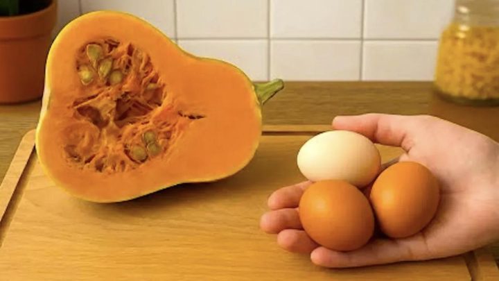 Тыква + яйца! Нежнее, чем я пробовала. Вкусный завтрак без муки
