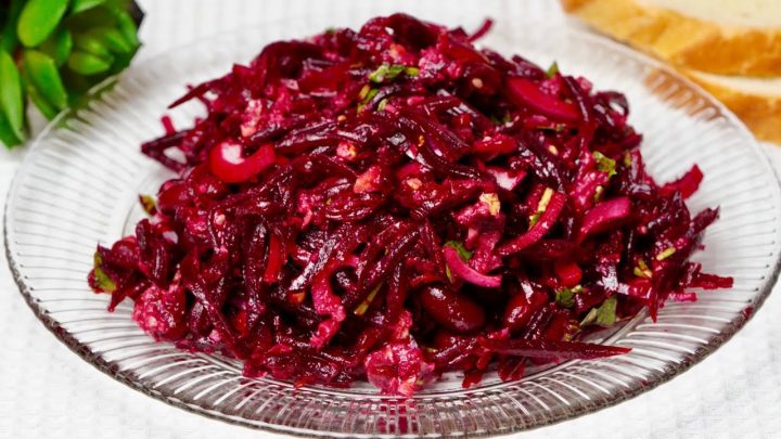 Витаминный вкусный салат без майонеза