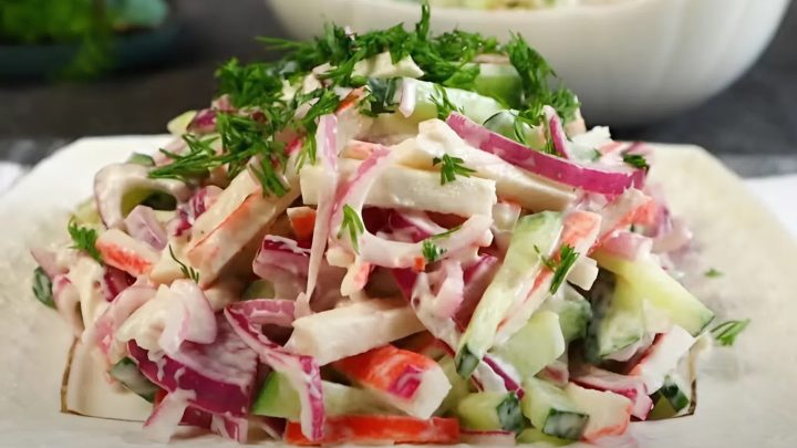 Так называемый «крабовый», но с новыми вкусовыми оттенками!